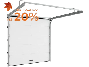 Секционные гаражные ворота RSD02LUX с торсионными пружинами из алюминиевых панелей (3000*3000)